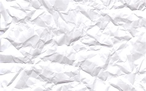 White crumpled paper texture, white paper background, paper texture ...