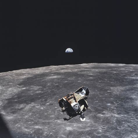 This photo was taken by Michael Collins, Apollo 11 astronaut. It ...