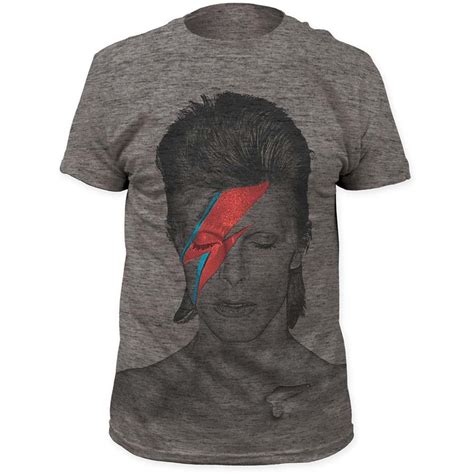 David Bowie T Shirt | David Bowie Aladdin Sane Triblend T-Shirt