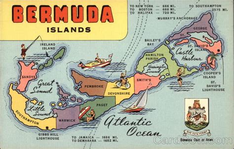 Map of Bermuda Islands