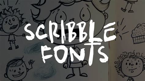 15 Imperfect Scribble Fonts To Create Authentic Hand-Drawn Effects ...