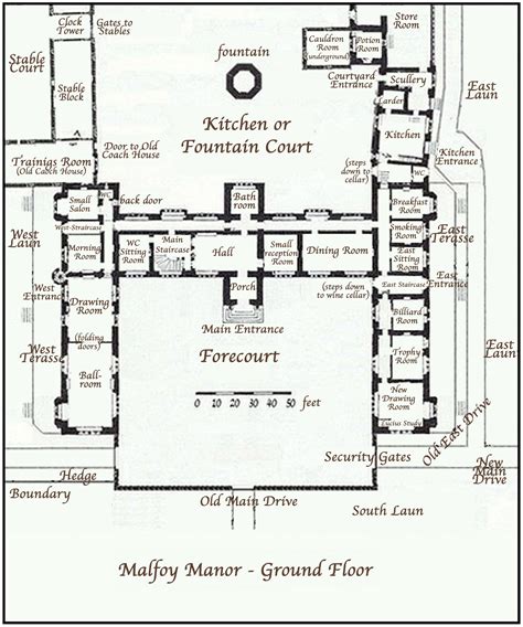 Malfoy manor plan – Artofit