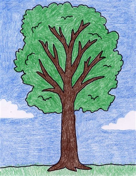 How to Draw a Tree · Art Projects for Kids