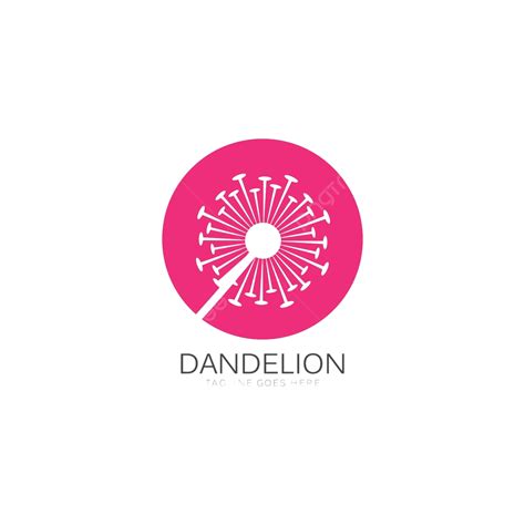 Illustration Of Concept Dandelion Vector Emblem Isolated Nature Vector ...