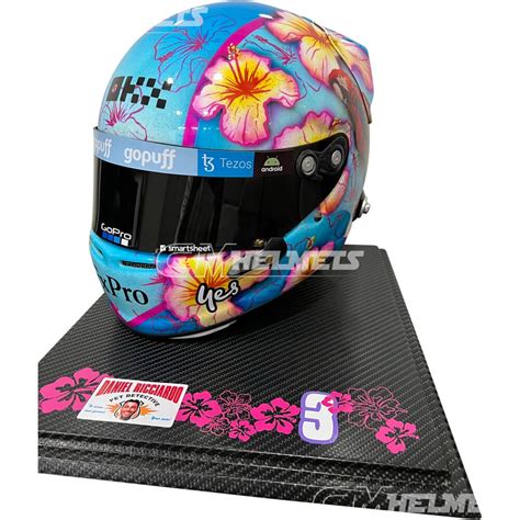 DANIEL RICCIARDO 2022 MIAMI GP F1 REPLICA HELMET FULL SIZE | CM Helmets