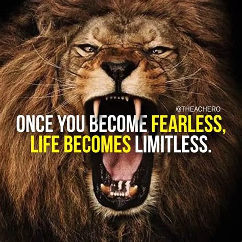 "Once You Become Fearless, Life Becomes Limitless.": Inspirational ...