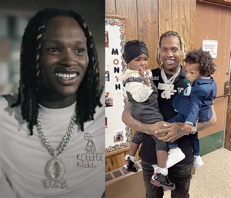 Lil Durk Kids And Wife - canvas-isto