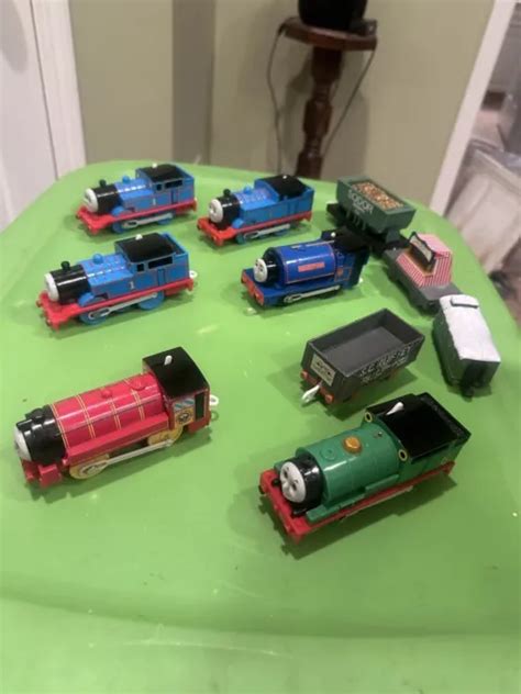 10X LOT MOTORIZED Thomas & Friends TrackMaster Train Engines & Cars ...