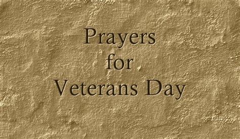 A Concord Pastor Comments: Prayers for Veterans Day 11/11