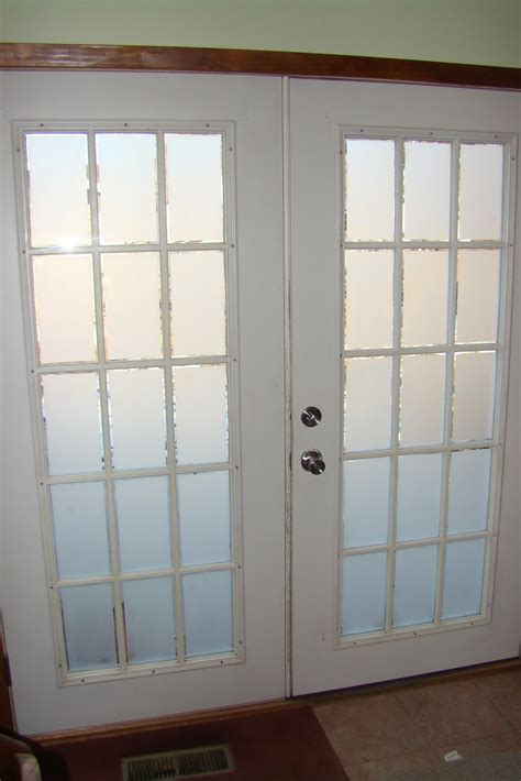 Cindy Riddle: Frosted Glass on French Doors