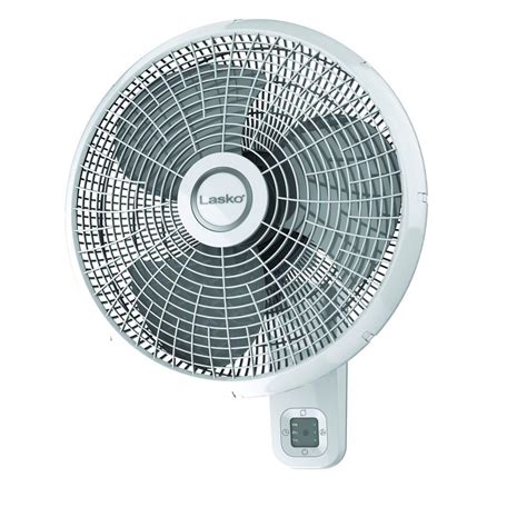 Lasko 16 in. 3-Speed Oscillating Wall Mount Fan with Remote Control-M16950 - The Home Depot