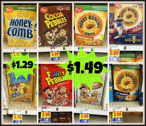 Post Cereals as low as $1.29 with Kroger Mega Event! - Kroger Krazy