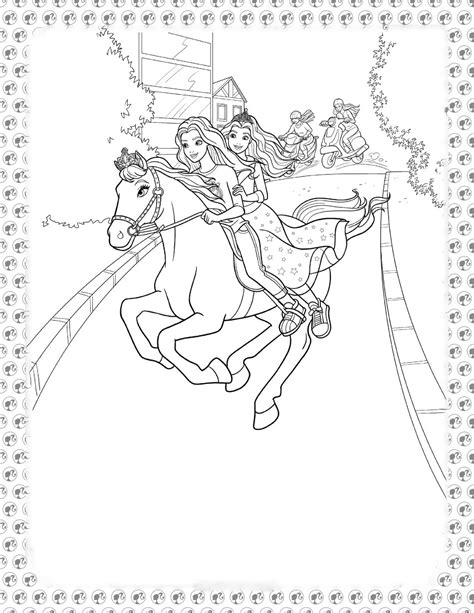 Barbie princess adventure Coloring Page - Free Printable Coloring Pages