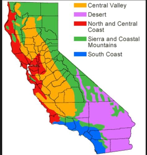 Map California Desert – Topographic Map of Usa with States