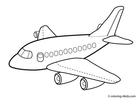 Plane coloring pages to download and print for free