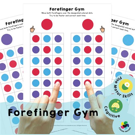 Forefinger Gym Printable Brain Training Games That Train - Etsy