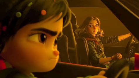 Ralph breaks the internet - Vanellope vs Shank - YouTube