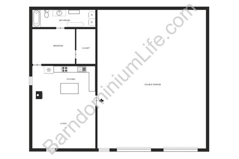 Metal Garage With Living Quarters Floor Plans | Viewfloor.co