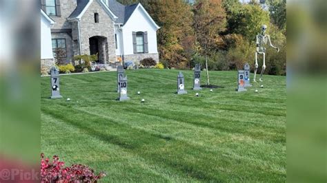 Myles Garrett Explains His QB Graveyard Halloween Decorations: 'I'm Kind Of A Troll' - Steelers ...