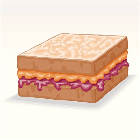 Royalty Free Peanut Butter And Jelly Sandwich Clip Art, Vector Images & Illustrations - iStock