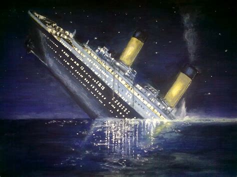 Titanic Movie Stills Sinking