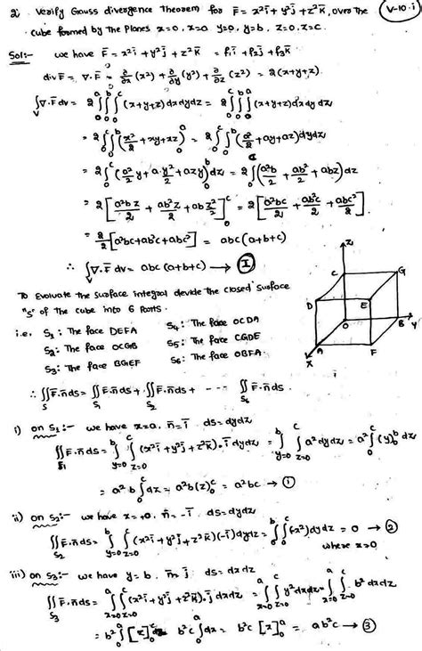 Vector Differential Calculus: Gauss Divergence, Green's, Stokes Theorems