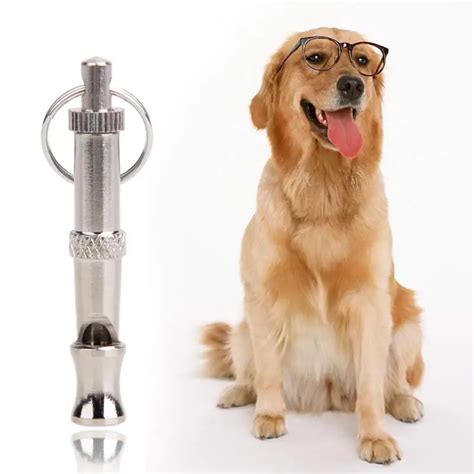 Adjustable Supersonic UltraSonic Obedience Sound Whistle For Dogs Training Products Keychain ...