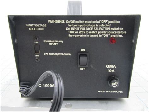 TC-1000A/1000 WATTS STEP UP & DOWN VOLTAGE CONVERTER TRANSFORMER 110-22/7 STAR | eBay