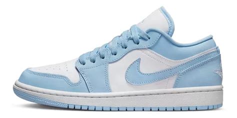 Zapatillas Jordan 1 Low White Ice Blue Urbano Dc0774_141 ` | Cuotas sin interés