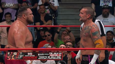 CM Punk & FTR Defeated Samoa Joe & Bullet Club Gold Full Match at AEW Collision 17 June ...