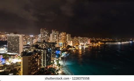 1,136 Waikiki Beach At Night Images, Stock Photos & Vectors | Shutterstock