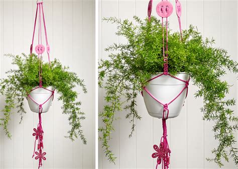 MACRAMÉ HANGING PLANTER - DM Color