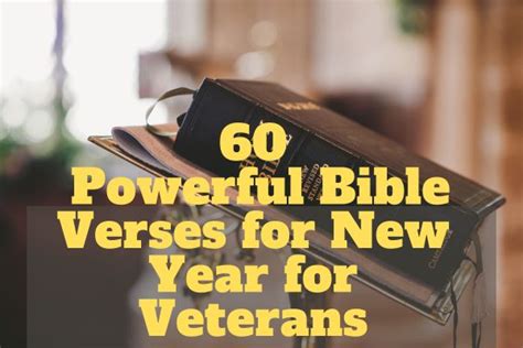 60 Powerful Bible Verses For New Year For Veterans – Bible Verses of the day