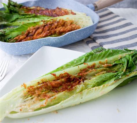 Grilling Romaine Lettuce: Grilled Caesar Salad - The Produce Moms ...