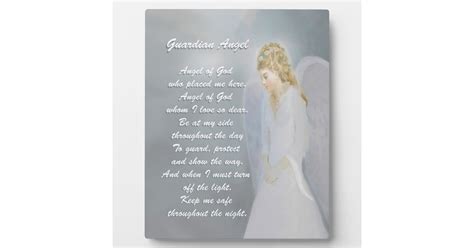 Guardian Angel Poem Plaque | Zazzle