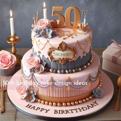 50th Birthday Cake Design Ideas