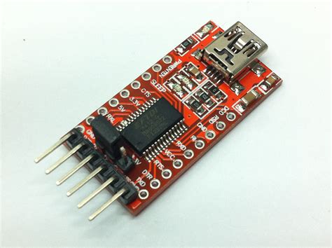 FT232RL FTDI Serial adapter Module USB to TTL 3.3V 5V Mini USB TTL – FixMaster Electronics ...