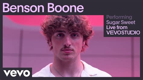 Benson Boone - Sugar Sweet (Live Performance) | Vevo - YouTube Music