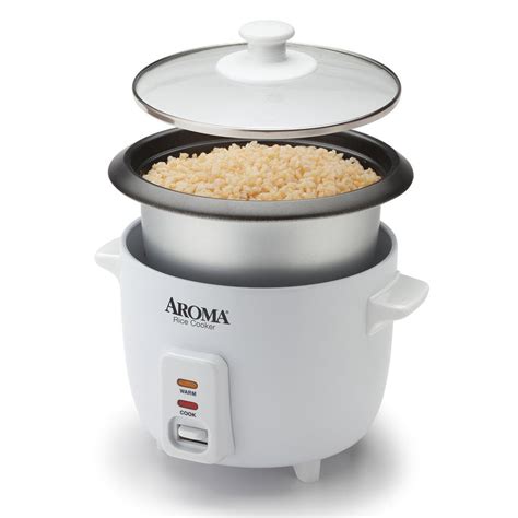 Aroma 6-Cup 1.5Qt. Non-Stick Rice Cooker (Refurbished)