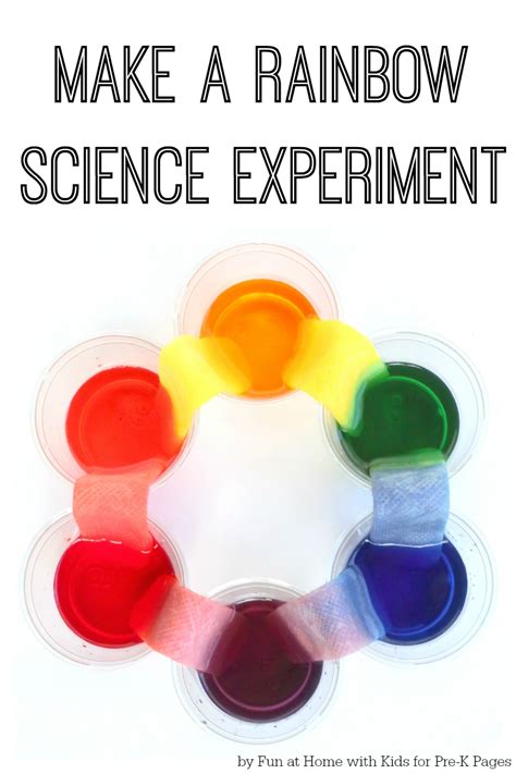 Rainbow Science Experiment