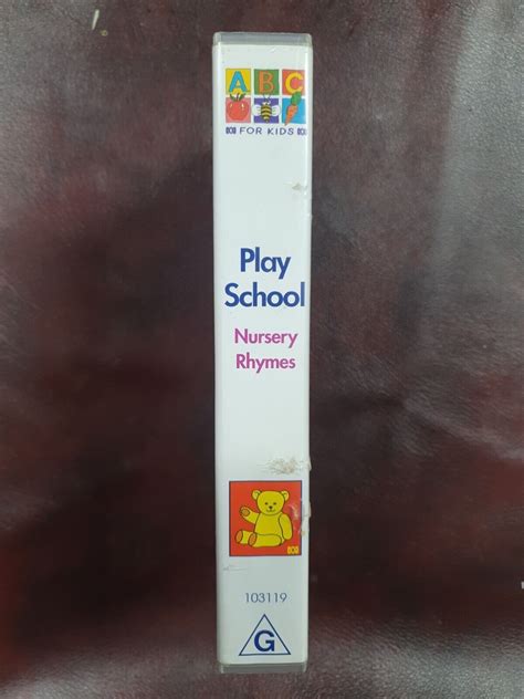 Play School Nursery Rhymes VHS Video Tape - ABC Kids 9398710311921 | eBay