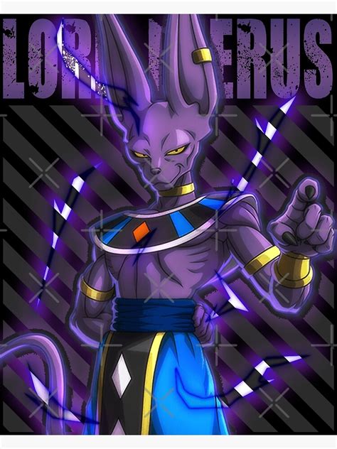 "Dragon Ball | Lord Beerus Fan art by Genjitsu-Art" Poster for Sale by ...