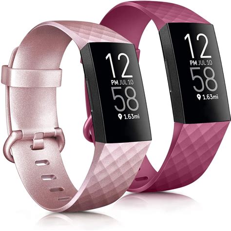 Tobfit Bands Compatible with Fitbit Charge 3 Bands / Fitbit Charge 4 ...