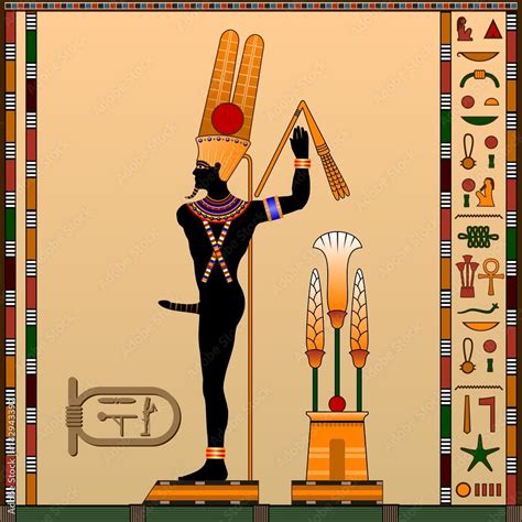 Religion of Ancient Egypt. Min is the god of fertility, trade and rain ...