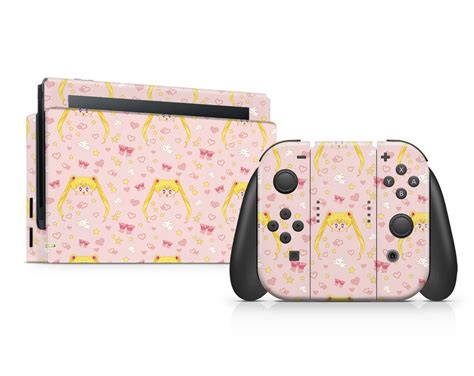 Girl Pink Nintendo Switch Skins Cute Vinyl Skins Console | Etsy