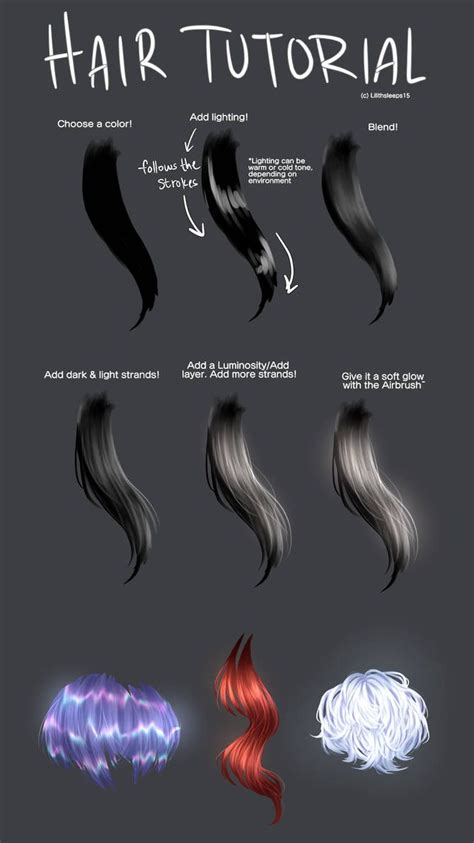 A Hair Tutorial that NO ONE asked for (MEDIBANG) by https://www ...