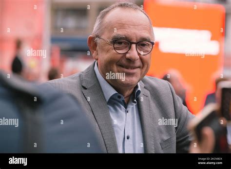 Norbert Walter-Borjans, Social Democratic party leader, is seen during ...