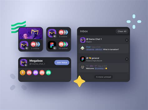 iOS14 widgets for Discord by Briton Baker on Dribbble