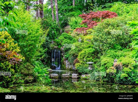 The Japanese Garden at Compton Acres Gardens, Poole, Dorset, England ...