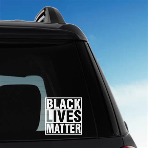 Black Lives Matter Car Decal Blm Decal Black Lives Matter | Etsy